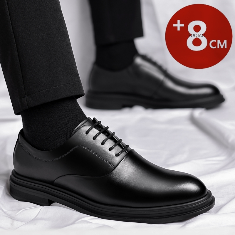 Men'S Formal Wear Slippers - Homens 6cm 8cm altura crescente sapatos