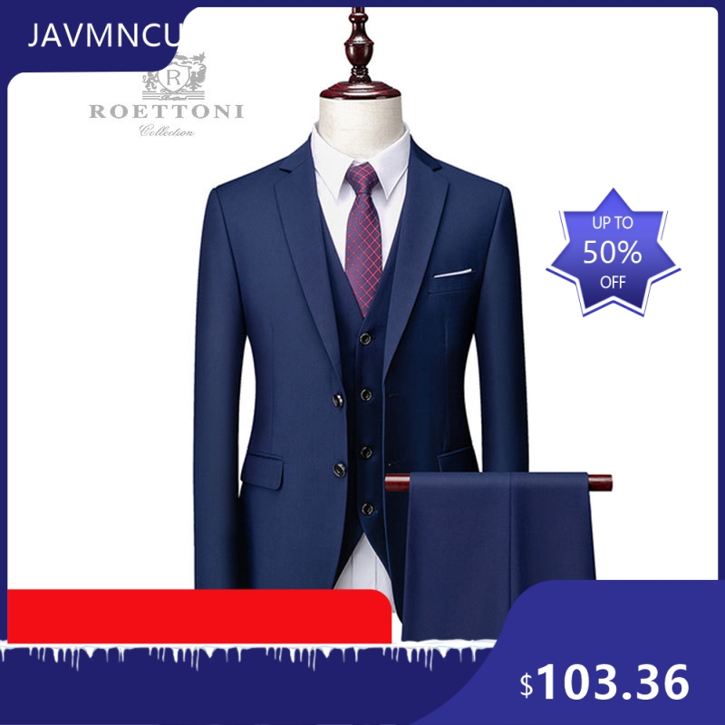 Men'S Formal Wear For Graduation - Conjunto de Terno Slim Fit Premium
