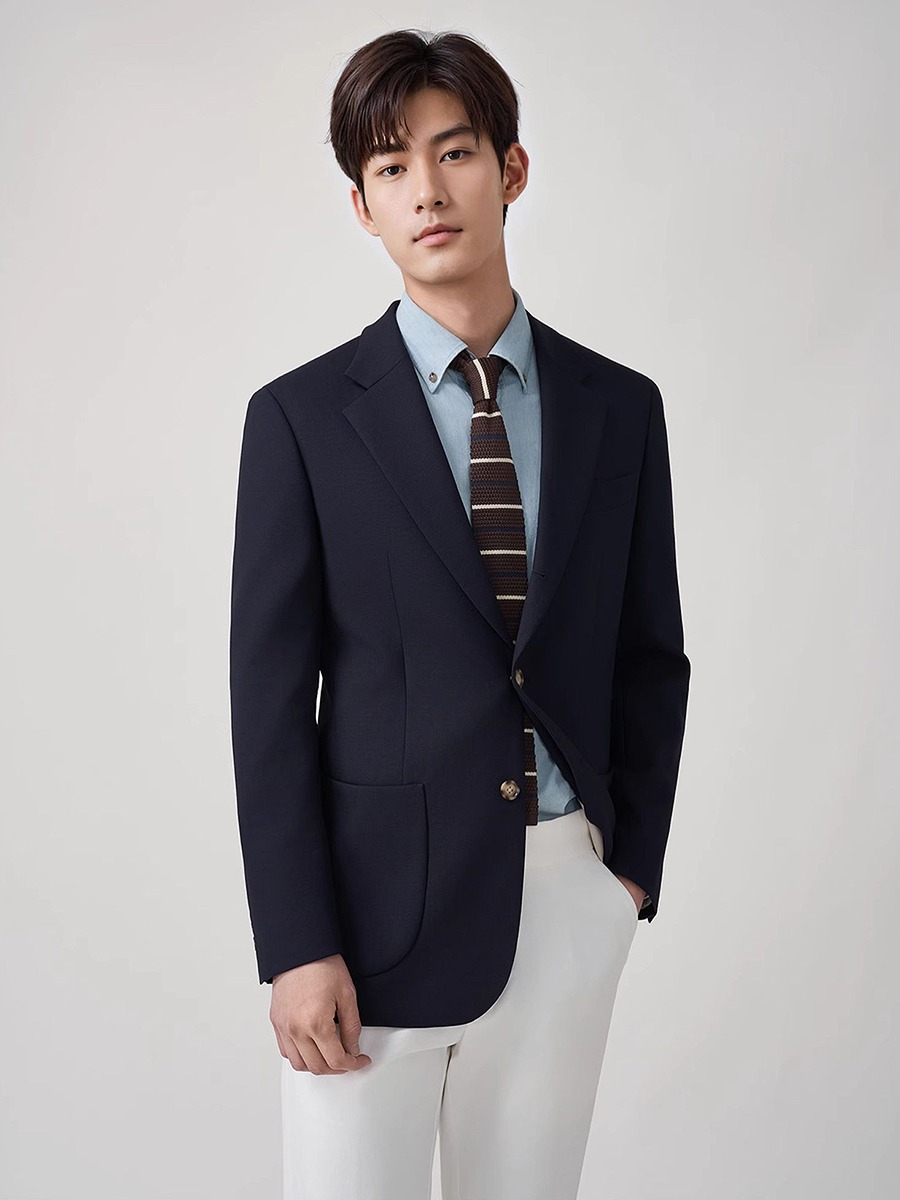 Men'S Formal Wear For Graduation - Blazer masculino 50% lã para adolescentes,