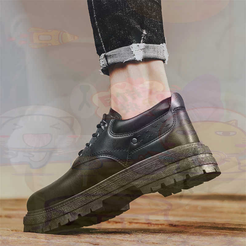 Men'S Formal Wear Slippers - Escuro natural couro moda formadores tênis