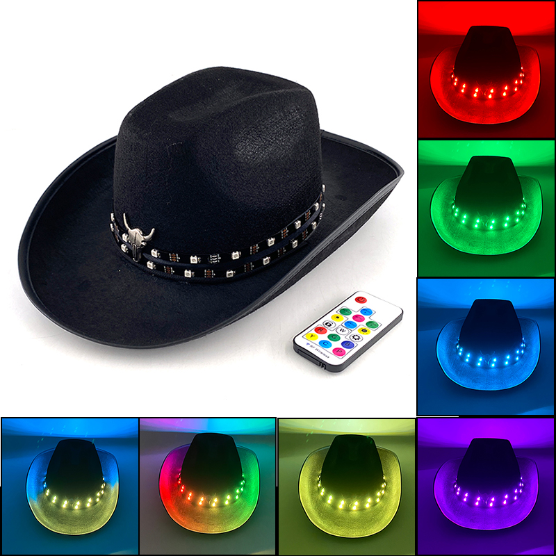 Men'S Formal Wear For Graduation - Chapéu de cowboy com controle remoto,
