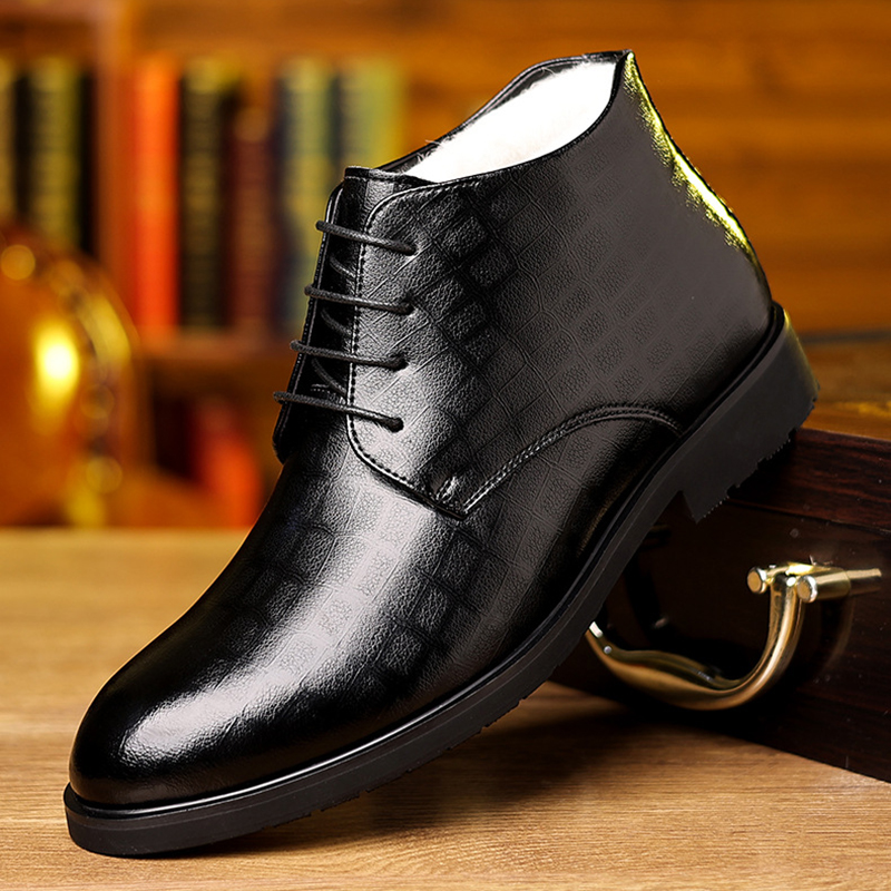 Men Formal Wear With Boots - Estilo britânico masculino 2025 inverno negócios