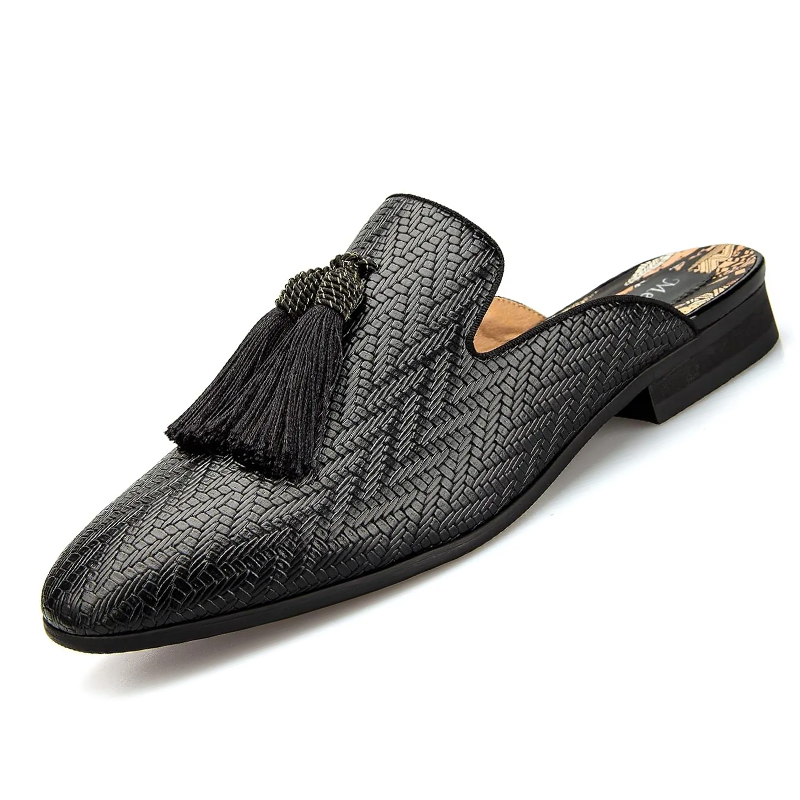 Men'S Formal Wear Slippers - Chinelos de couro respirável verão chinelos