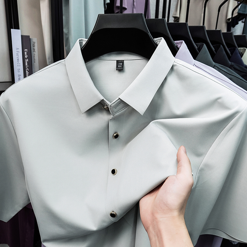 Men Formal Wear In Summer - Camisa Social Masculina Casual de Verão
