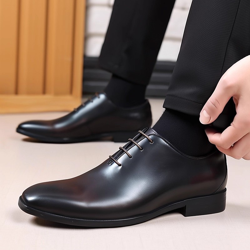 Men Formal Wear Office - Designer de couro genuíno dos homens