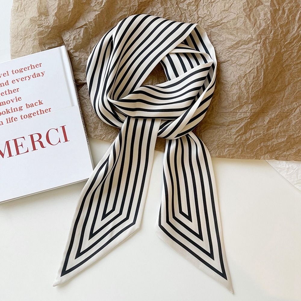 Lenço Feminino Elegante com Es - Silk Tie Woven avaliação e preço