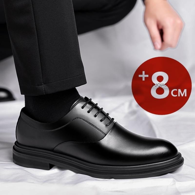 Homens 6cm 8cm altura crescent - Men'S Formal Wear Slippers avaliação e preço