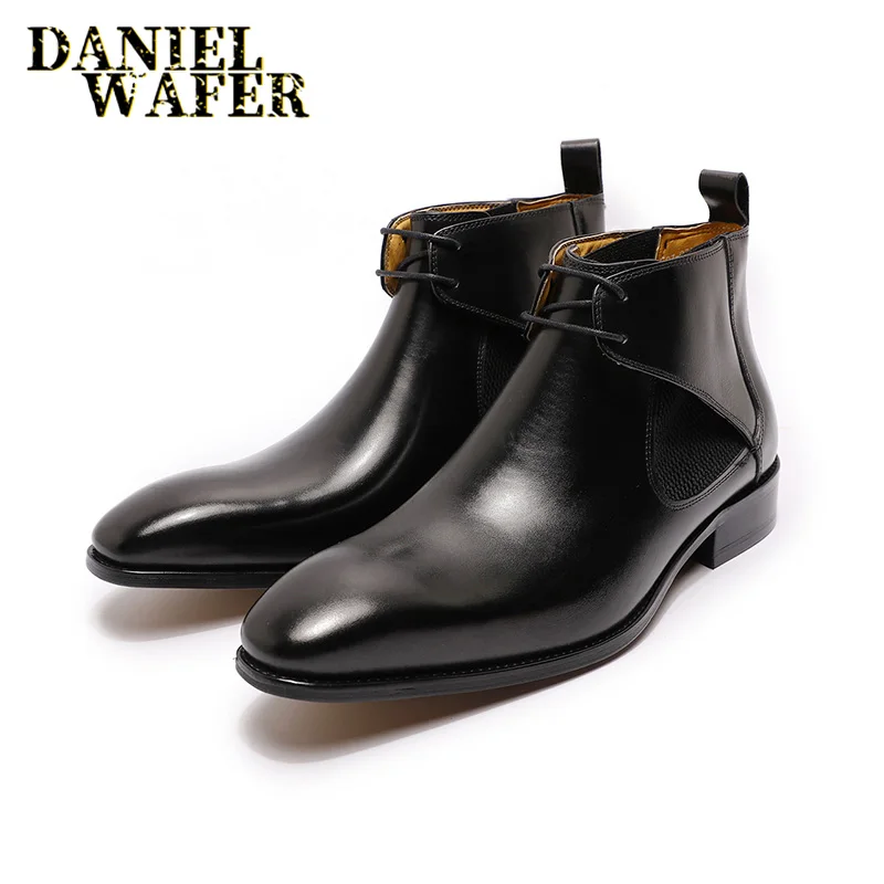 Botas chelsea masculinas de ma - Men Formal Wear With Boots avaliação e preço
