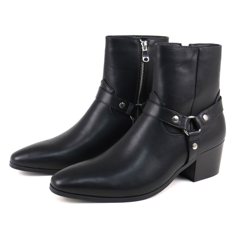 Botas masculinas de designer c - Men Formal Wear With Boots avaliação e preço