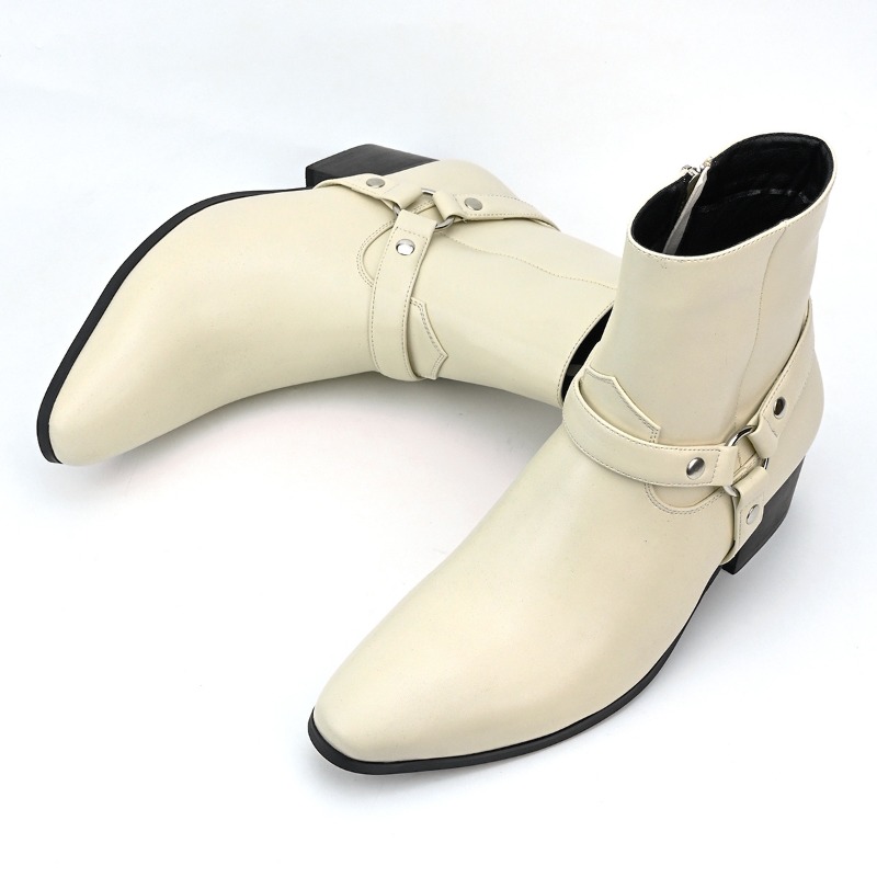Botas masculinas de designer c - Men Formal Wear With Boots avaliação e preço