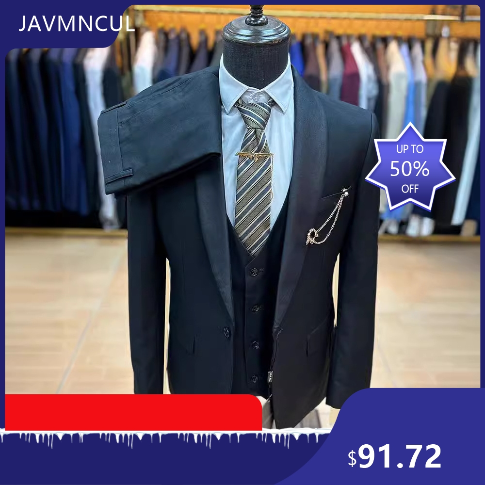 Terno Masculino Slim Fit de 3  - Men'S Formal Wear For Graduation avaliação e preço