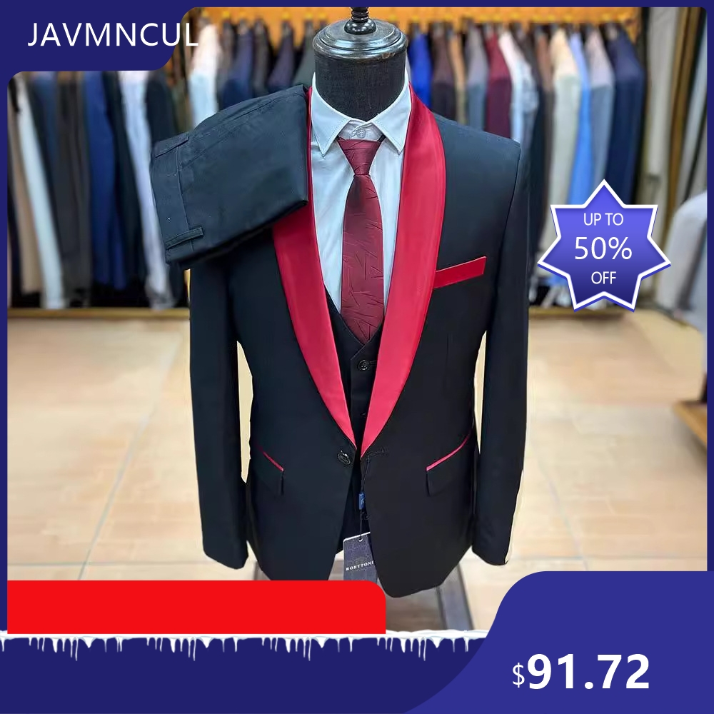 Terno Masculino Slim Fit de 3  - Men'S Formal Wear For Graduation avaliação e preço