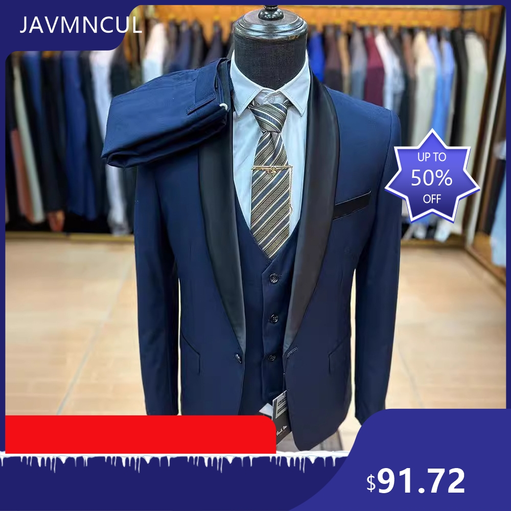 Terno Masculino Slim Fit de 3  - Men'S Formal Wear For Graduation avaliação e preço