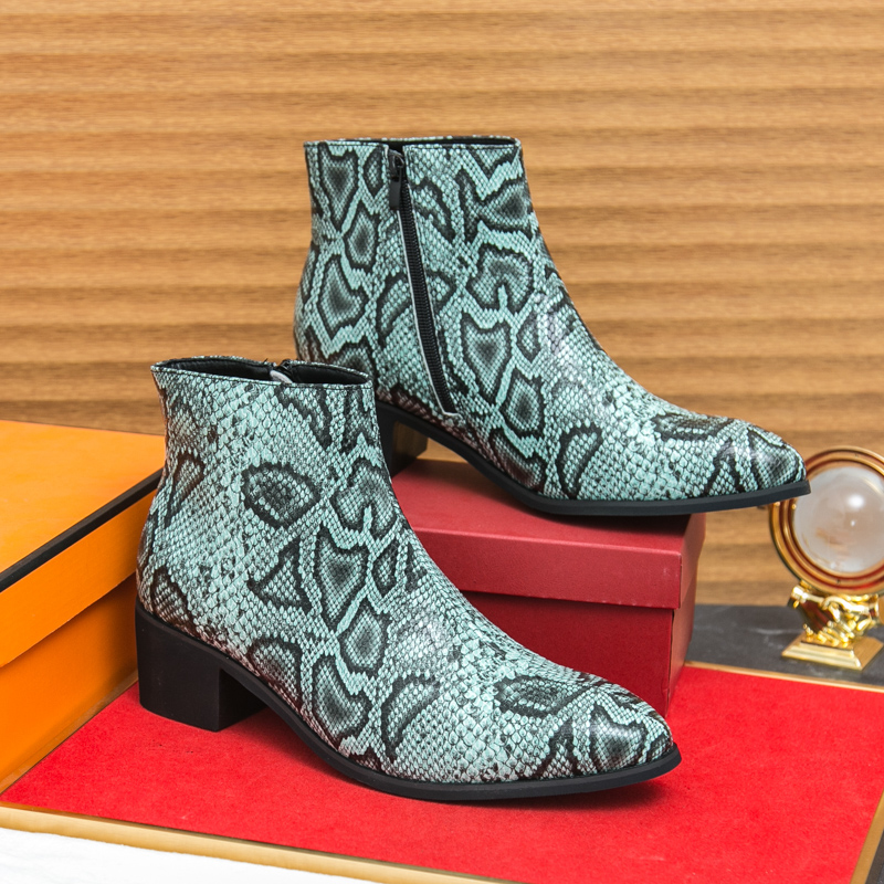 Primavera serpentina couro imp - Men Formal Wear With Boots avaliação e preço
