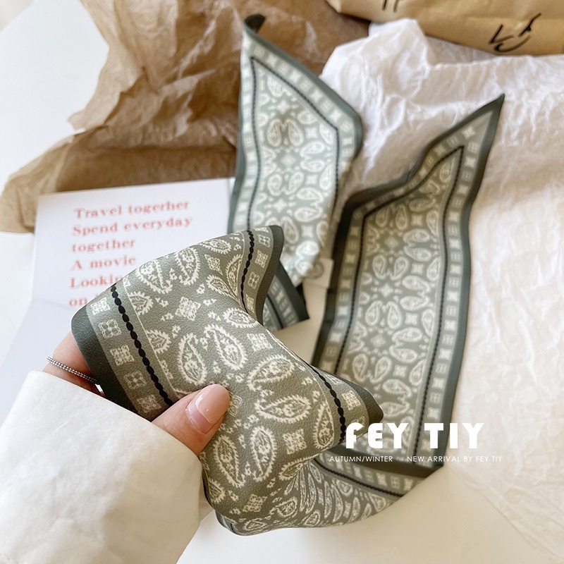 Conjunto série lenço de cetim  - Silk Tie Woven avaliação e preço