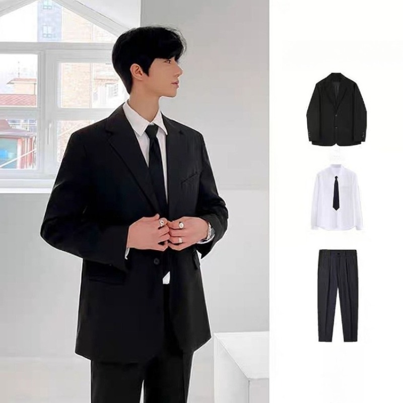 Conjunto de Blazer Premium Mas - Men'S Formal Wear For Graduation avaliação e preço
