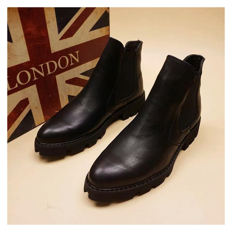 Homens casuais negócios escrit - Men Formal Wear With Boots avaliação e preço