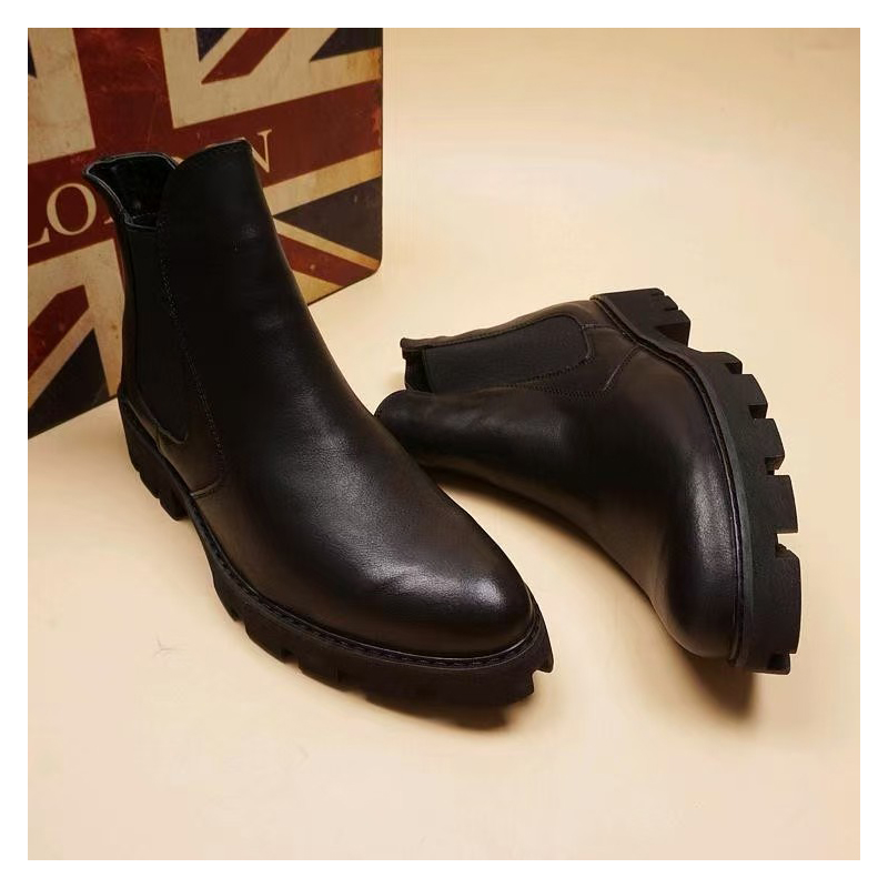 Homens casuais negócios escrit - Men Formal Wear With Boots avaliação e preço