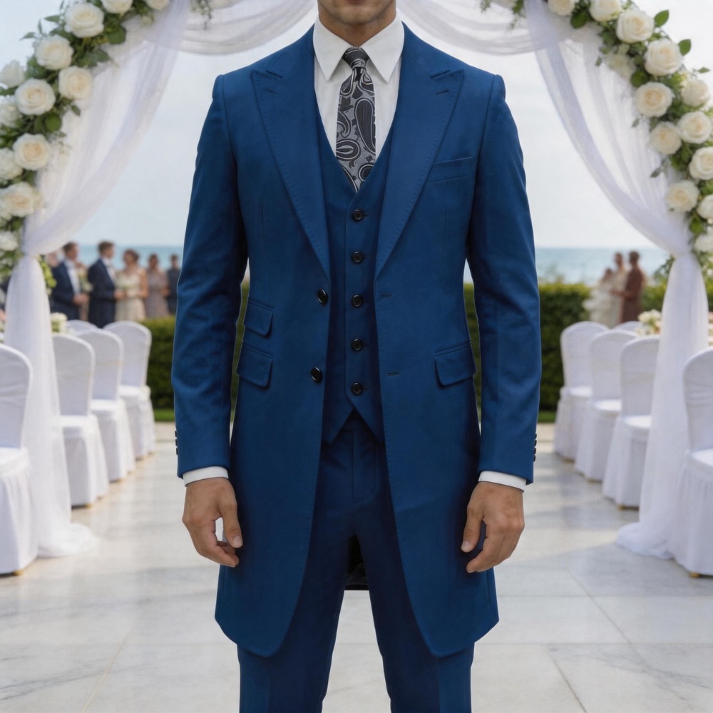 Terno Slim Fit de 3 Peças para - Men Formal Wear In Summer avaliação e preço