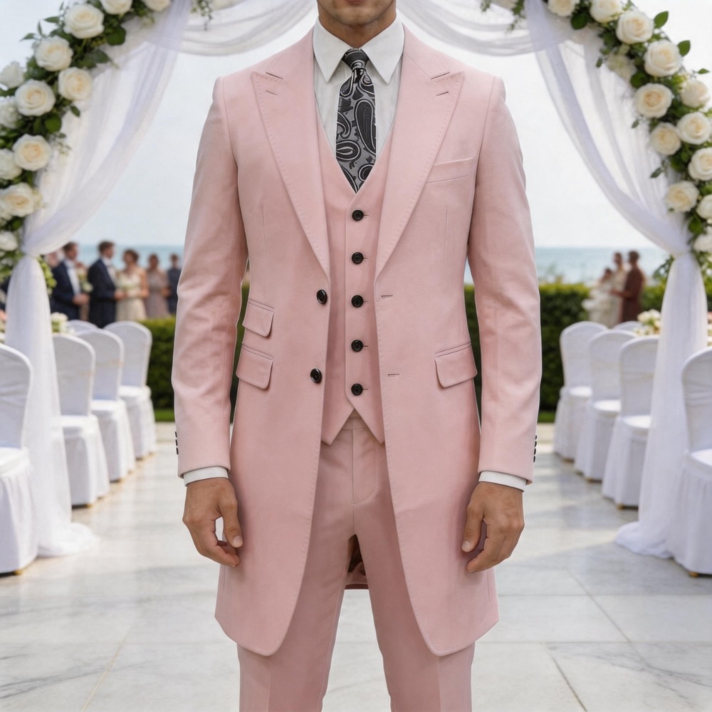 Terno Slim Fit de 3 Peças para - Men Formal Wear In Summer avaliação e preço