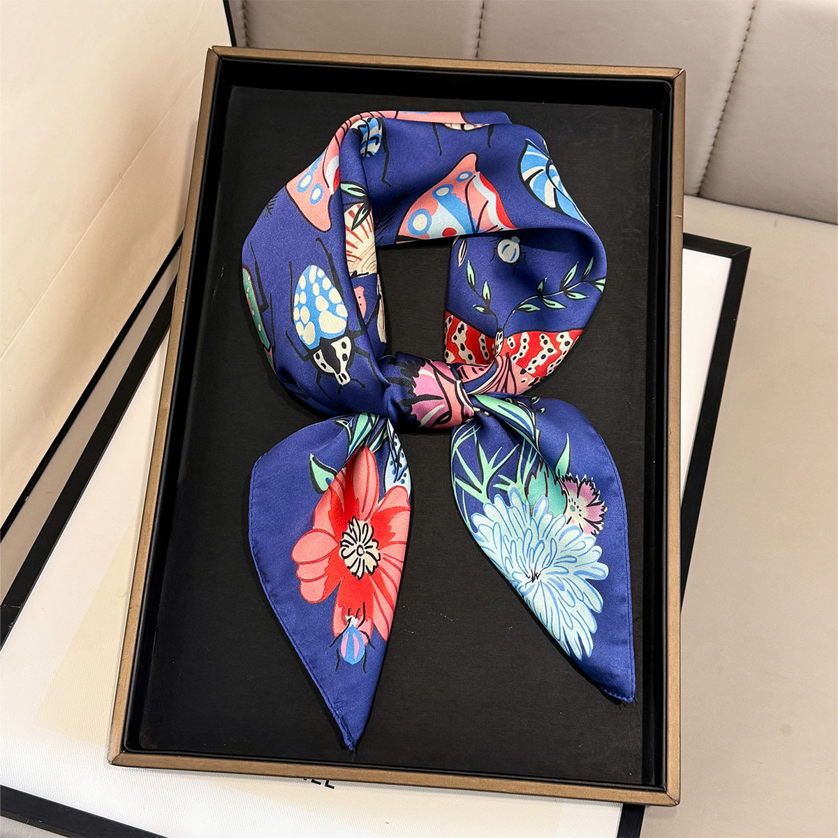 2026 Novo Lenço Quadrado de Se - Silk Tie Woven avaliação e preço