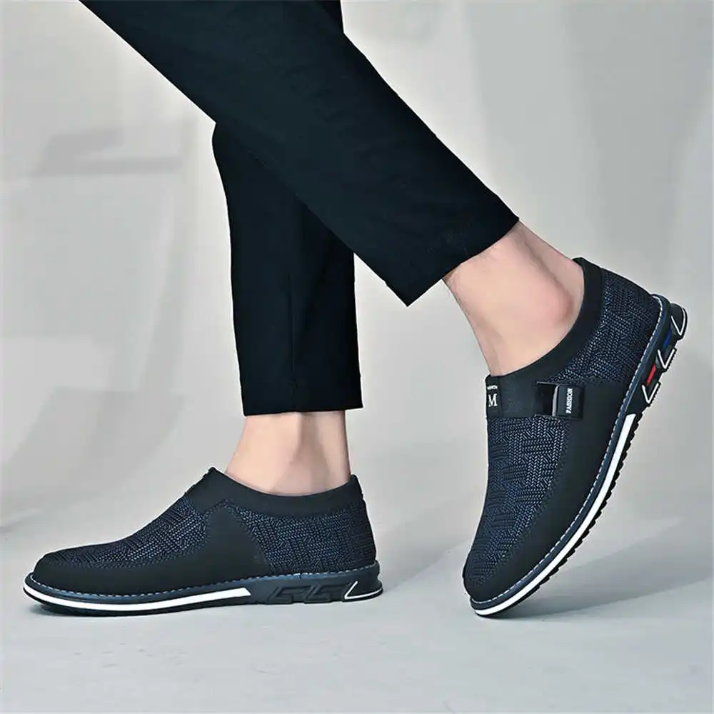 Azul escuro 44-45 sapatos de v - Men'S Formal Wear Slippers avaliação e preço