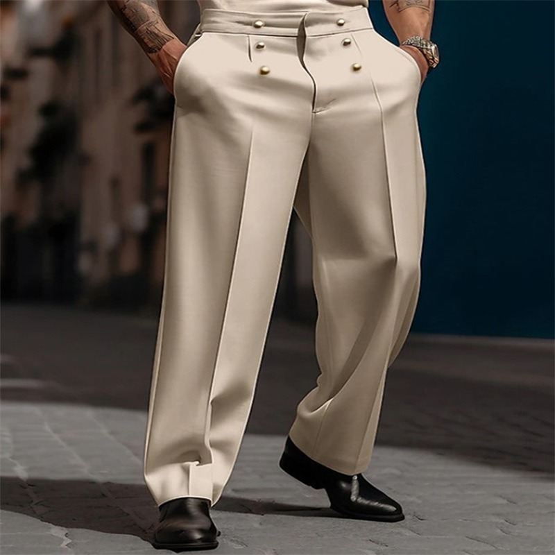 Calças Sociais Masculinas de C - Men Formal Wear In Summer avaliação e preço