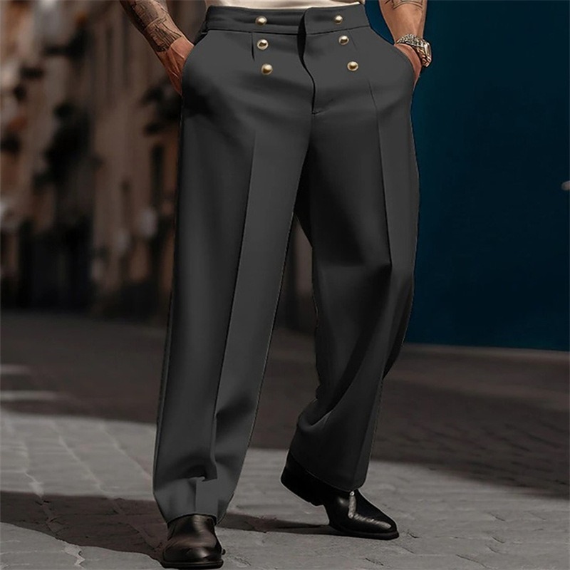 Calças Sociais Masculinas de C - Men Formal Wear In Summer avaliação e preço