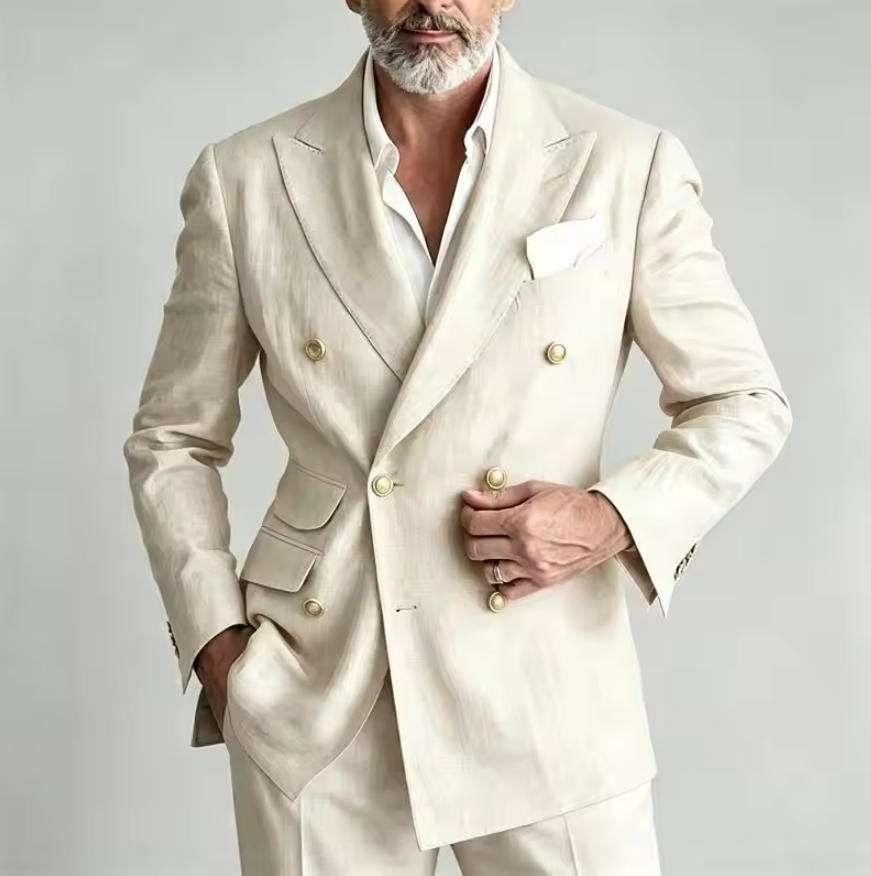 Conjunto de Terno Masculino de - Men Formal Wear In Summer avaliação e preço