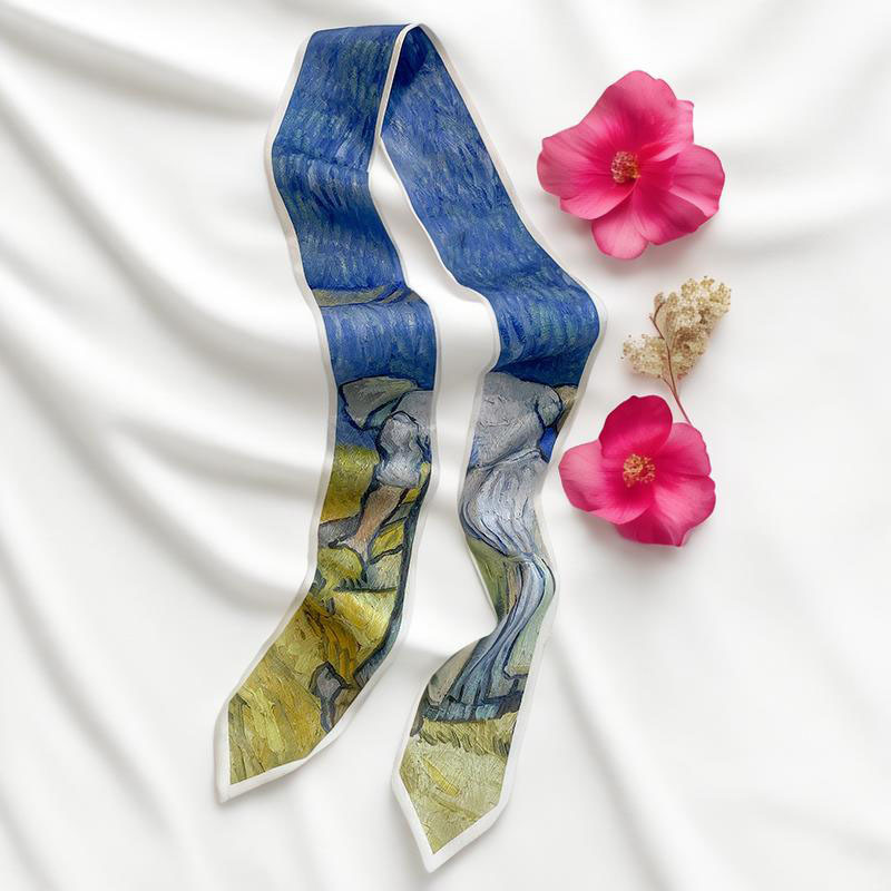 Lenço de Cabelo Feminino Estam - Silk Tie Woven avaliação e preço