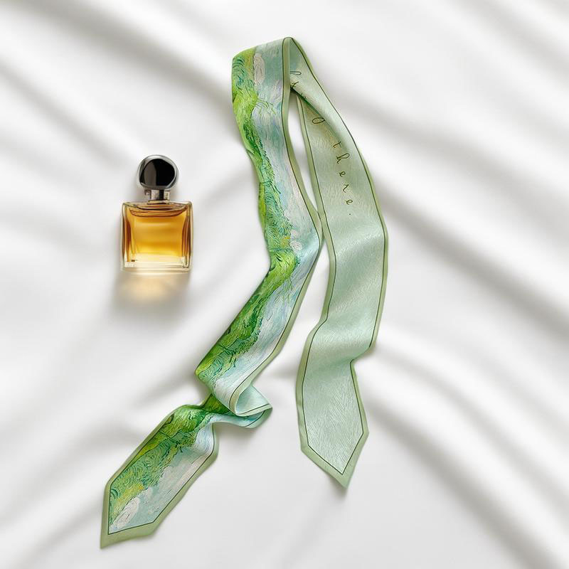 Lenço de Cabelo Feminino Estam - Silk Tie Woven avaliação e preço