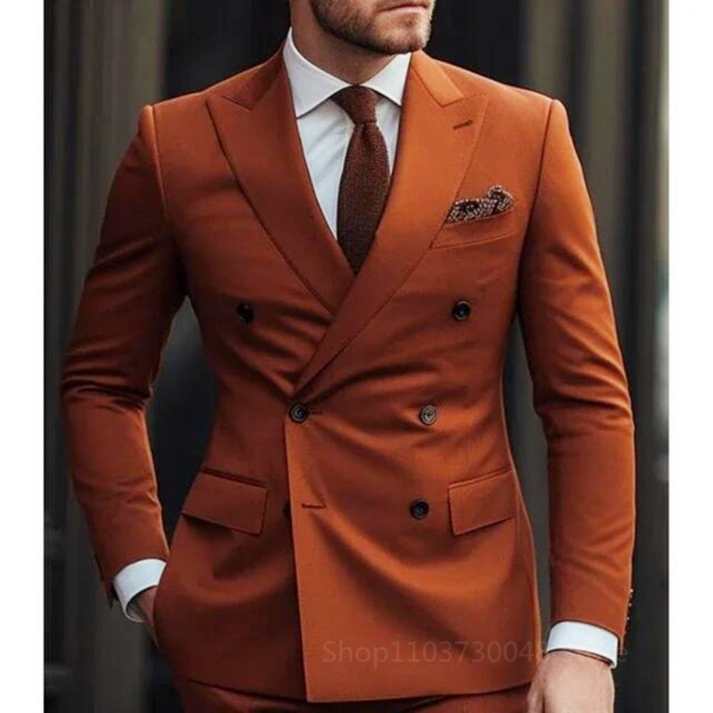 Terno Masculino Marrom de Duas - Men'S Formal Wear For Graduation avaliação e preço