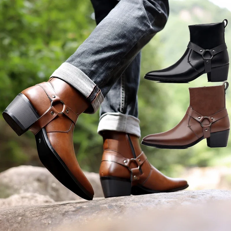 Botas masculinas designer de m - Men Formal Wear With Boots avaliação e preço