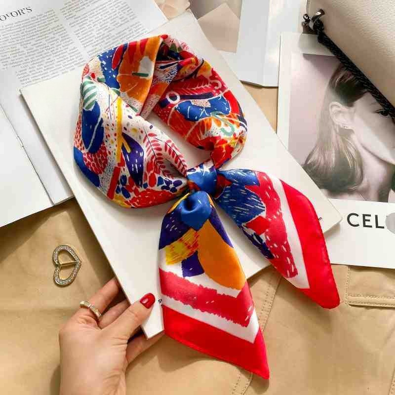 Lenço Quadrado de Seda Estampa - Silk Tie Woven avaliação e preço