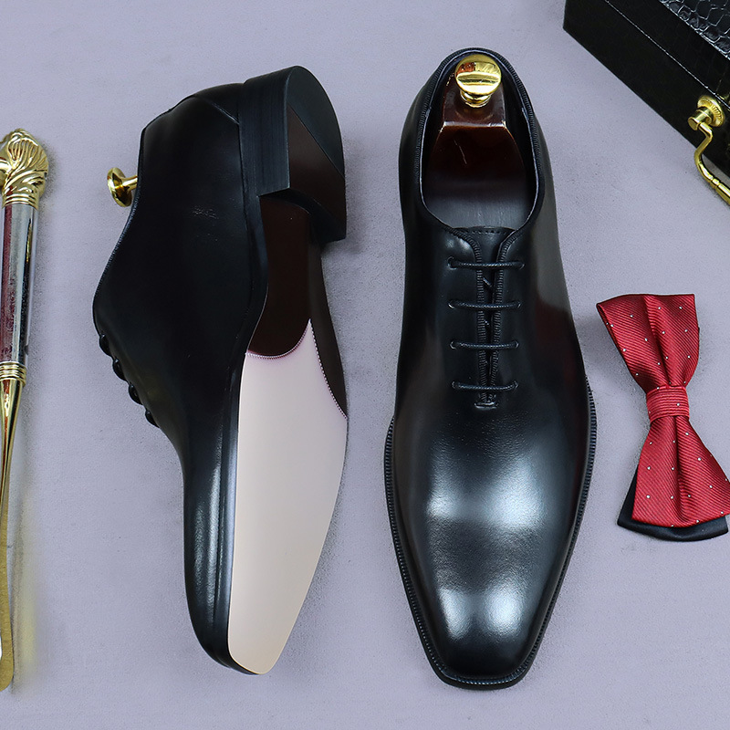 Designer de couro genuíno dos  - Men Formal Wear Office avaliação e preço
